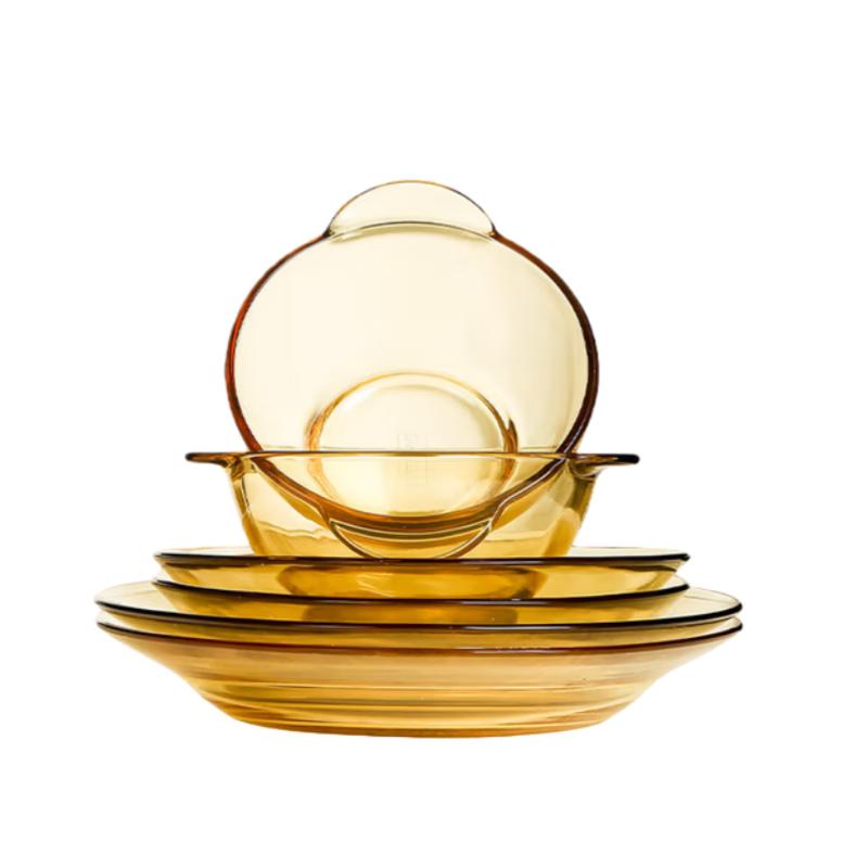 

Corning Transparent Glass Tableware