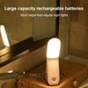 LED Night Light Touch Control Cabinet Light with 3 Color Temperature Stepless Dimming Wardrobe Light 270 Degrees  Rotatable Reading Light with Hook St