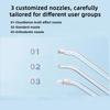 Elektrische Munddusche F300 Dental Wasserstrahl Tragbarer leistungsstarker Pick Flosser Zahnaufhellungsreiniger Mundreinigung