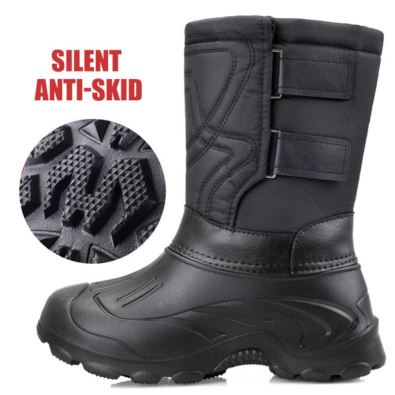 

Модные водонепроницаемые мужские зимние ботинки для активного отдыха, теплые качественные кроссовки для рыбалки, зимние ботинки для мужчин, мужская обувь, ботинки для рыбалки 40 чёрный