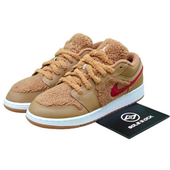Air Jordan 1 Low Utility GS Плюшевый мишка DO2233-264 EU 35.5