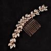 Silver Toothed Insert Comb Gold Hair Clip Simple Rhinestone Hairpin  Gifts