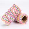 1mmx23Yards Natural Cotton Twine Colored Cotton Macrame String Colorful Macrame Rope for DIY Tapestry Crafts Home Decor