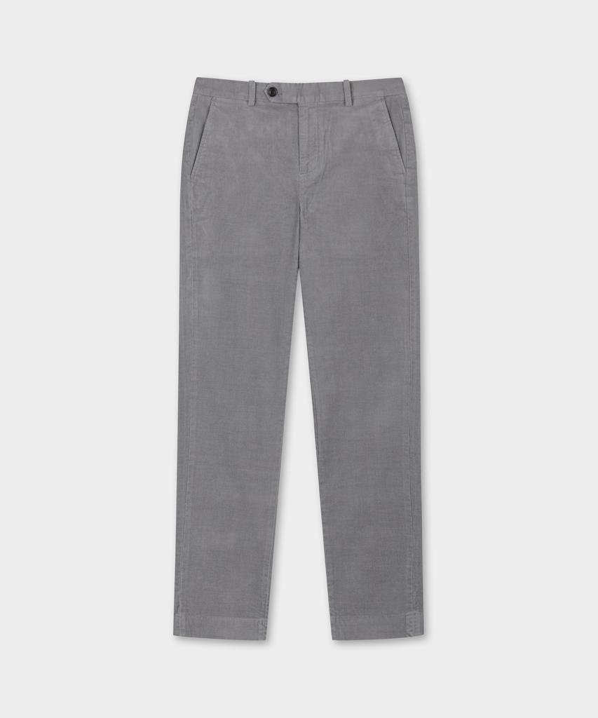 BROOKS BROTHERS Slim Fit 15W Corduroy Chino Pants (Grey) (Bbpcmnf401)