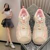 Height-increasing Platform German Training Shoes for Women's 2025 New Summer Fashion Versatile Light Sports Leisure Comfortable Dad Shoes
