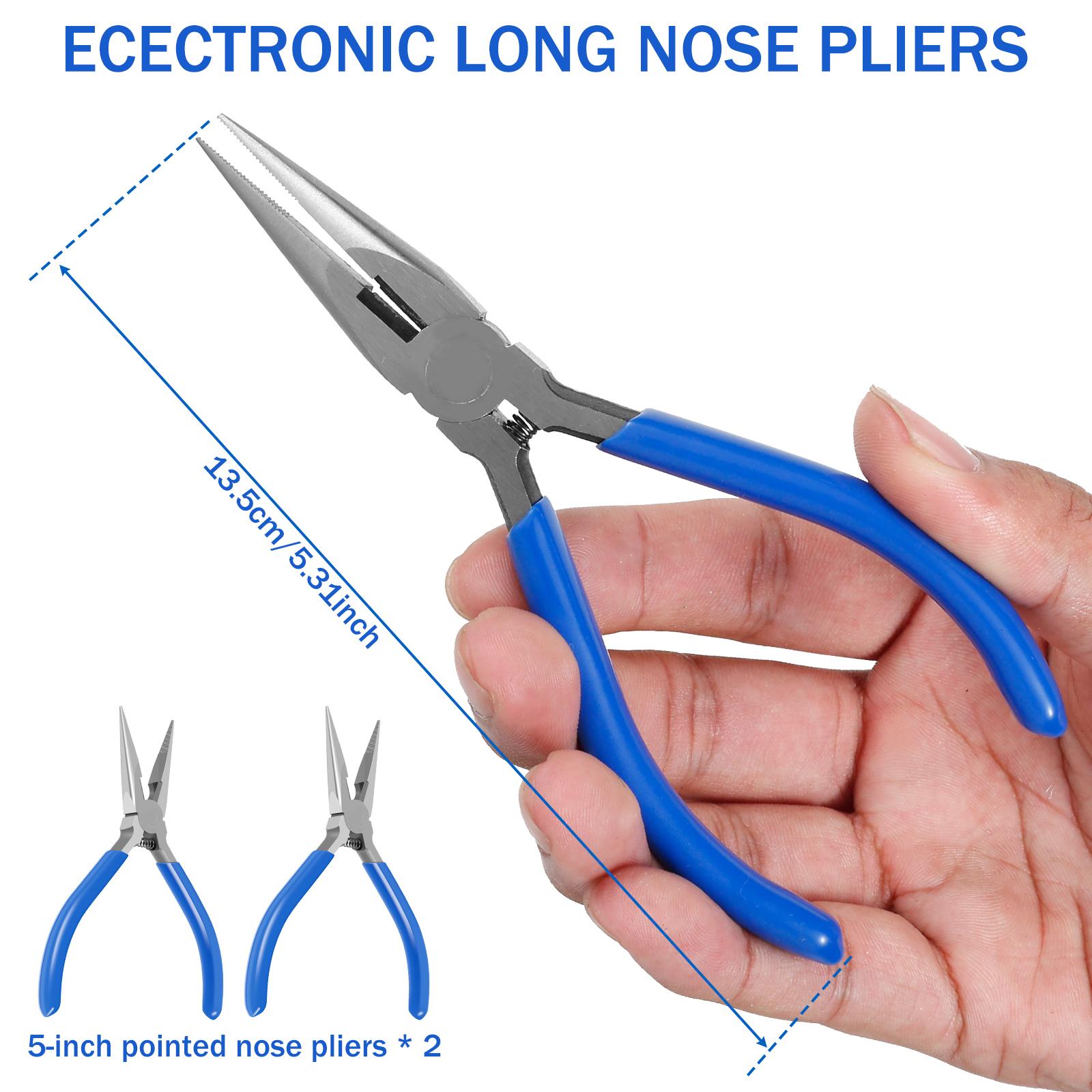

2/3Pcs Mini Jewellery Beading Pliers Non-slip Pliers Jewelry Accessories Repair Making Tools DIY Craft Supplies for DIY Lovers