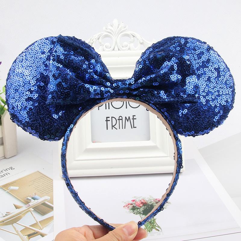 Sparkling Bow Headband for Adults and Children for Princess Photo Shoots and Amusement Park Hair Accessories