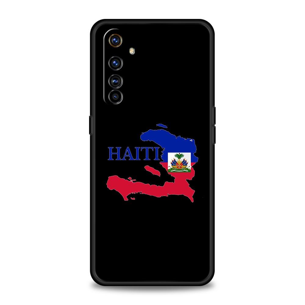 Phone Case For Realme 12 11 10 9 8 5G 7 6 GT5 GT3 GT2 Pro Plus C21 C11 C25 C35 For GT Neo 2 3 3T 5 Cover shipping Haiti Flag