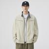 Stand-up Collar Coat Men's New Jacket Solid Color Couple Fashion Street Relaxed Leisure Sports.