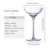 CT2802 CRISON Japanese style crystal cocktail glass/Margaret's Glass/Bar Wedding Party Glass Cup 140ml