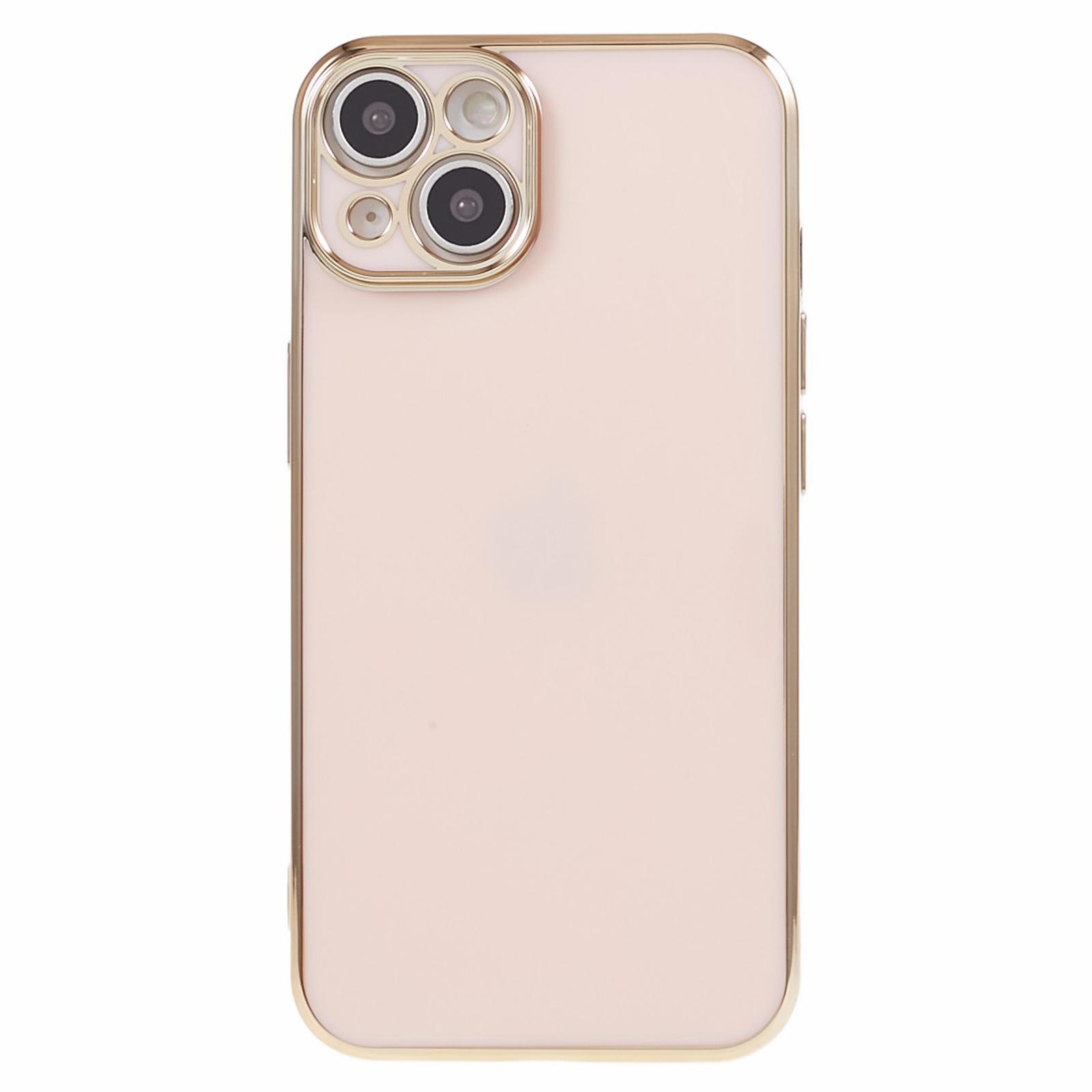 For iPhone 13 mini Case 6D Electroplating TPU Phone Cover Precise Cutouts for Camera Lens E