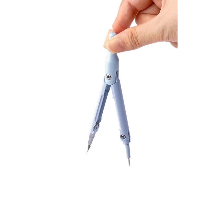 Multifunctional Three-in-One Compass, Ruler & Pencil Set for Students