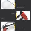 Motorcycle Rearview Mirror with 180 Degree Vision Convex Lens for ATV UTV Scooter Boat Car