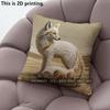 Luxury Gold Fox Print Pillow Covers Pattern Cushion Cover Suitable for Sofa Bedroom Car Pillow Cover