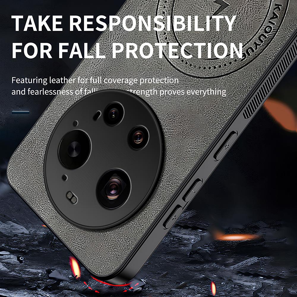 For Xiaomi Mi 17 Ultra 17 Pro Max 17T Pro 15T 14T Pro Case Magnetic Fashion PU Leather Shockproof Protection Phone Back Cover