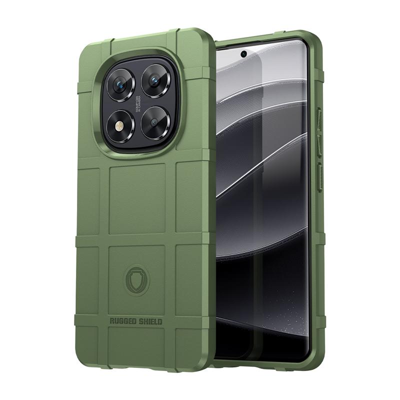 

Противоударный чехол для телефона Xiaomi Poco X7, мягкий ТПУ, тонкий чехол на всю заднюю панель для Poco X7 5G, чехол для Poco X7 6,67 дюйма For Poco X7 зелёный