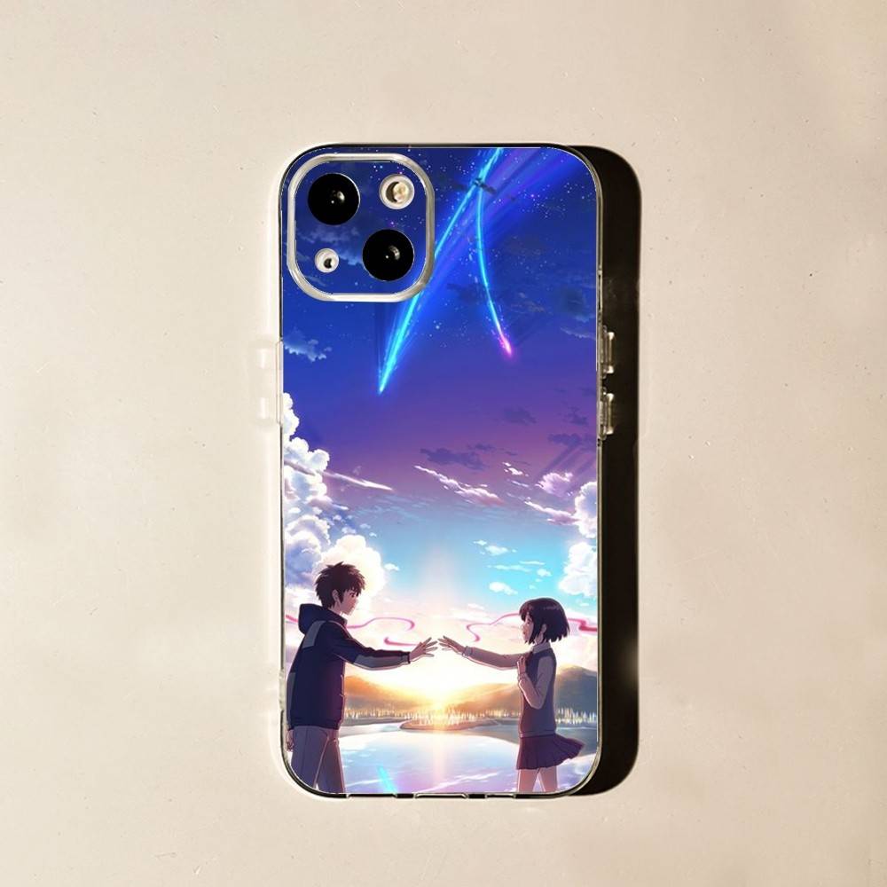Anime your N-names Phone Case For iPhone 16,15,14,13,12,11 Plus,Pro,Max,XR,XS,X,7,8 Plus,SE,Mini Soft Transparent Cover