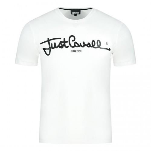 Just Cavalli Mens Signature Logo T-Shirt
