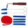 8PCS Set Professional Piano Tuner Kit Universal Piano Tuner Hammer Mute Kit for Students
