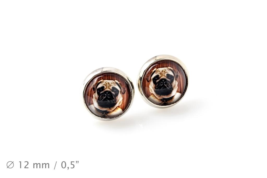 Pug – A set of jewelry in a box, necklace | Art-Dog