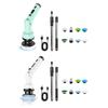 Automatic Rotation Cordless Cleaning Brush Multifunctional Designs for Bathroom and Floor Surfaces