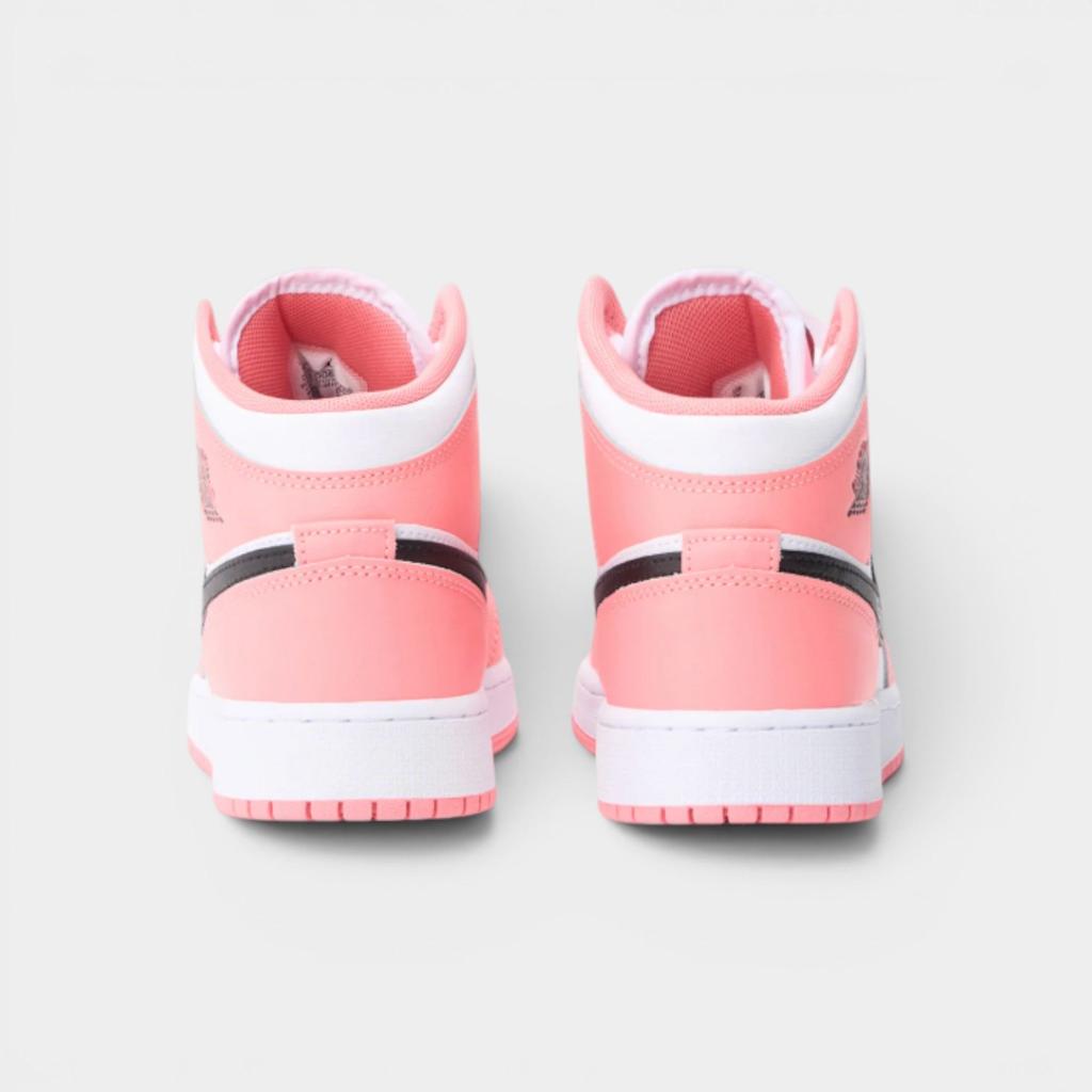 Jordan 1 Mid Pink Gaze/Black-White