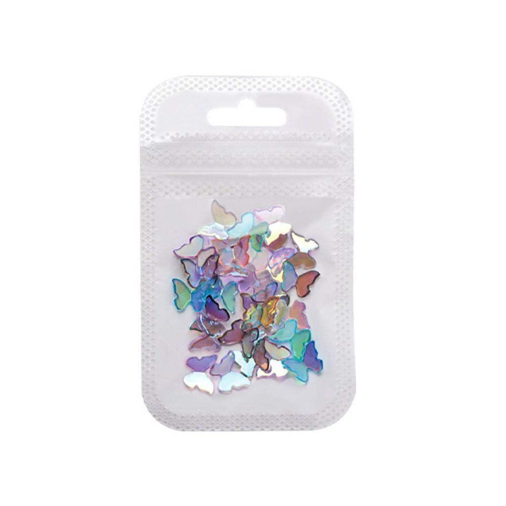 Symphony 3D Nail Jewelry Manicure Accessories Aurora Nail Rhinestones Butterfly Nail Decorations
