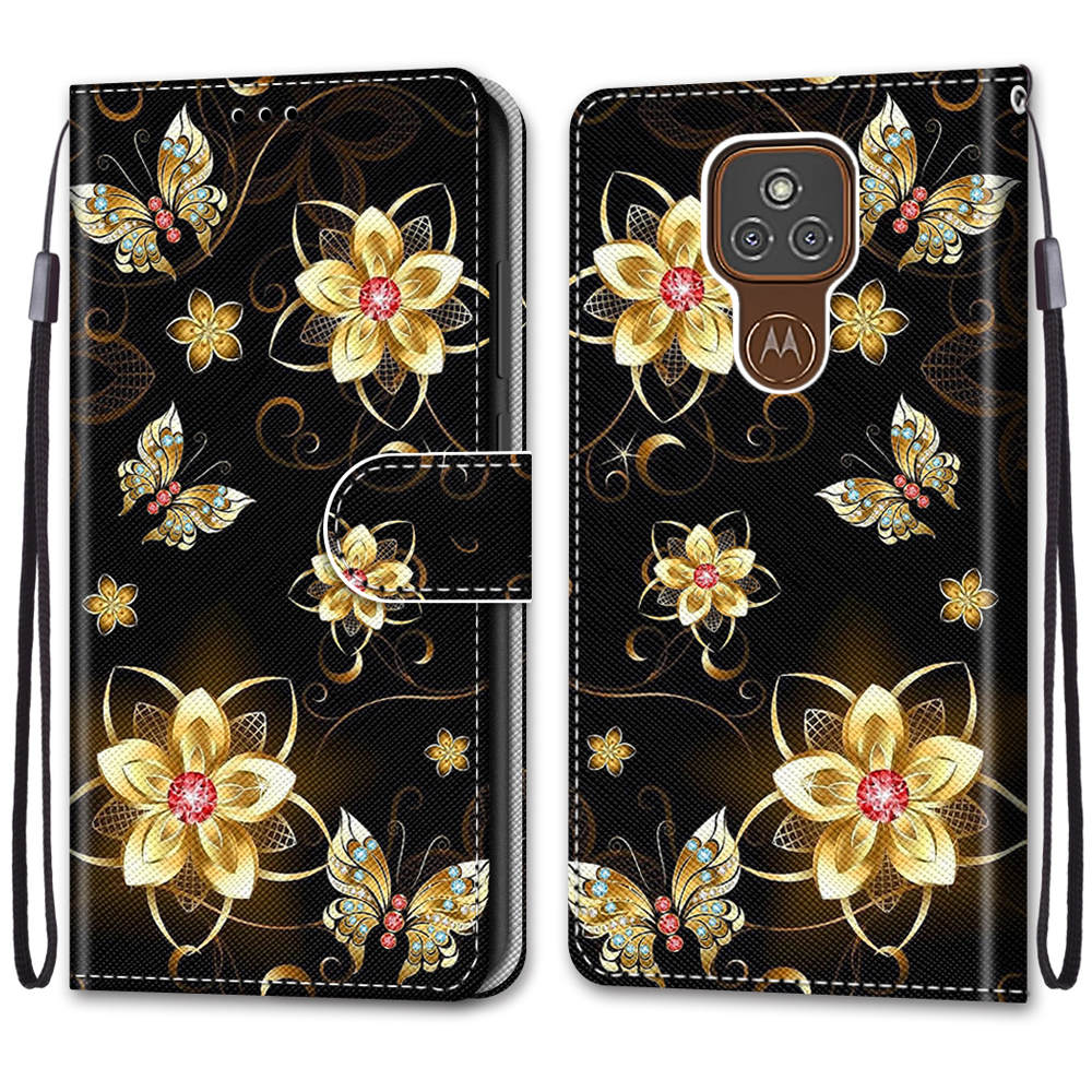 Luxury Painted Leather Case Wallet Book Style Protective Cover for Motorola Moto G85 G75 G55 G35 G34 G24 G15 G05 G84 G54 G32 G14 G13 G23 G53 E20 E30