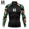 T-shirt Surfing Suit UPF50 Sunscreen Beach Swimsuit Diving Jellyfish Long Sleeve Split Top