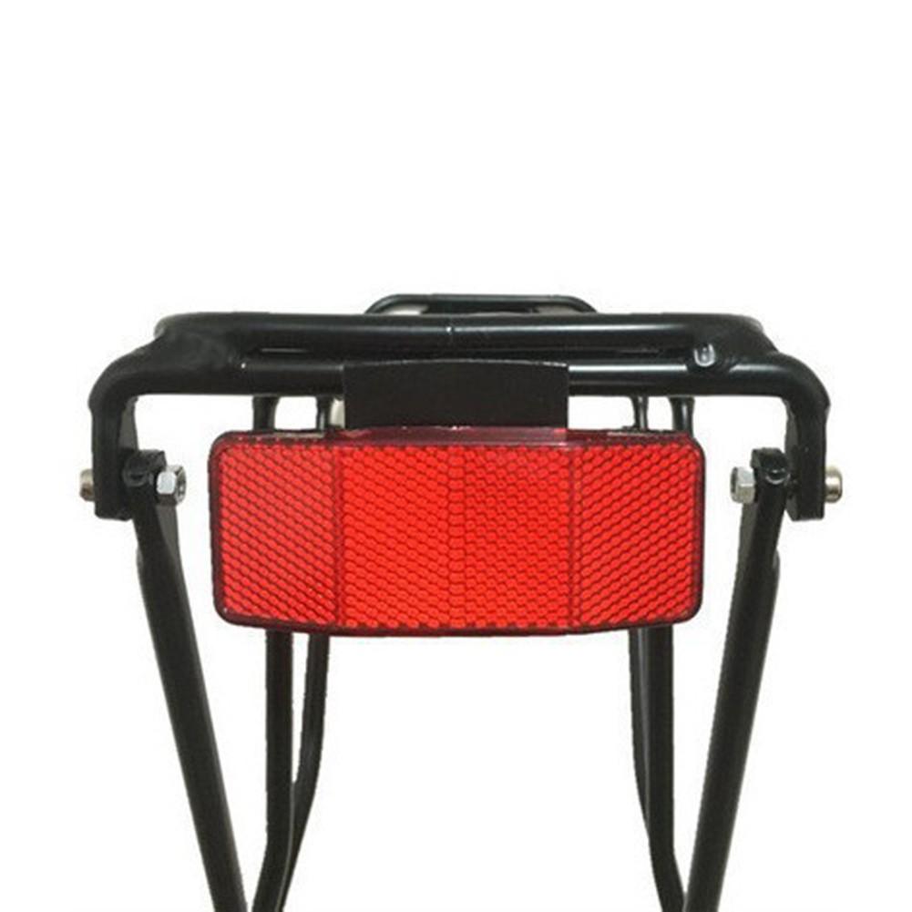 Rear Pannier Rack,Safety Caution Reflector Bicycle Bike Front Rear Red