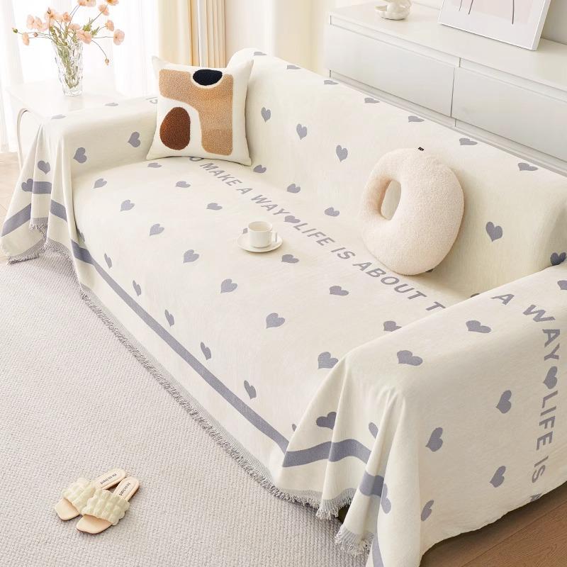 Sofa Cover Cloth, Simple and High-end, Universal for All Seasons, Anti-cat Scratch Sofa Cover, Can Be Spread and Covered with Sofa Blanket