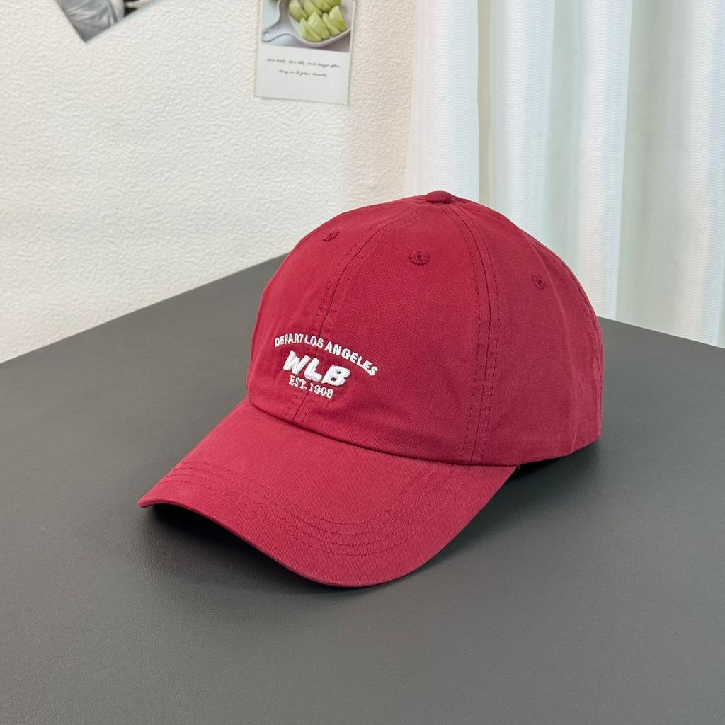 Fashion Hat Casual Versatile Shopping Showing Face Small Soft Top Sunscreen Shade Cap Spring and Summer Retro Letter Embroidery Baseball Cap Female