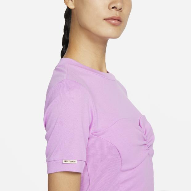 New Nike T Shirts Women's Impact Fuchsia DV8217-532