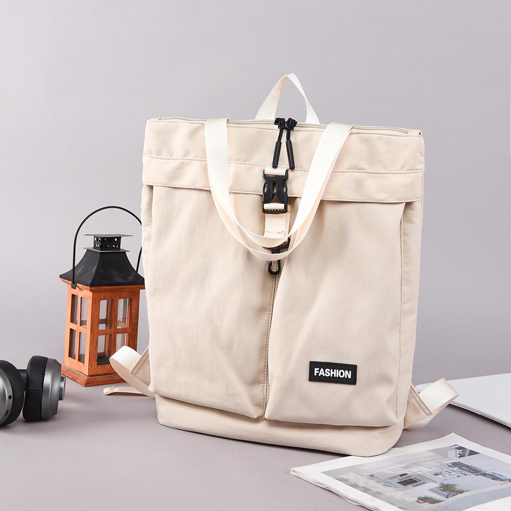 Dual-use Backpack Men Women Large Capacity Shoulder Tote Bag Handbag Lightweight Water-repellent Travel Backpack