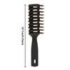 Boar Bristle Detangling Hair Brush Anti Static Wood Handle Hollow Out Quick Dry for Thick Curly Hair Salon Home Use