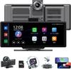 IPS Touchscreen Portable Display Audio with Integrated Car Wireless Auto Front and Rear Loop Parking Car Cast Speaker Audio and Voice Control