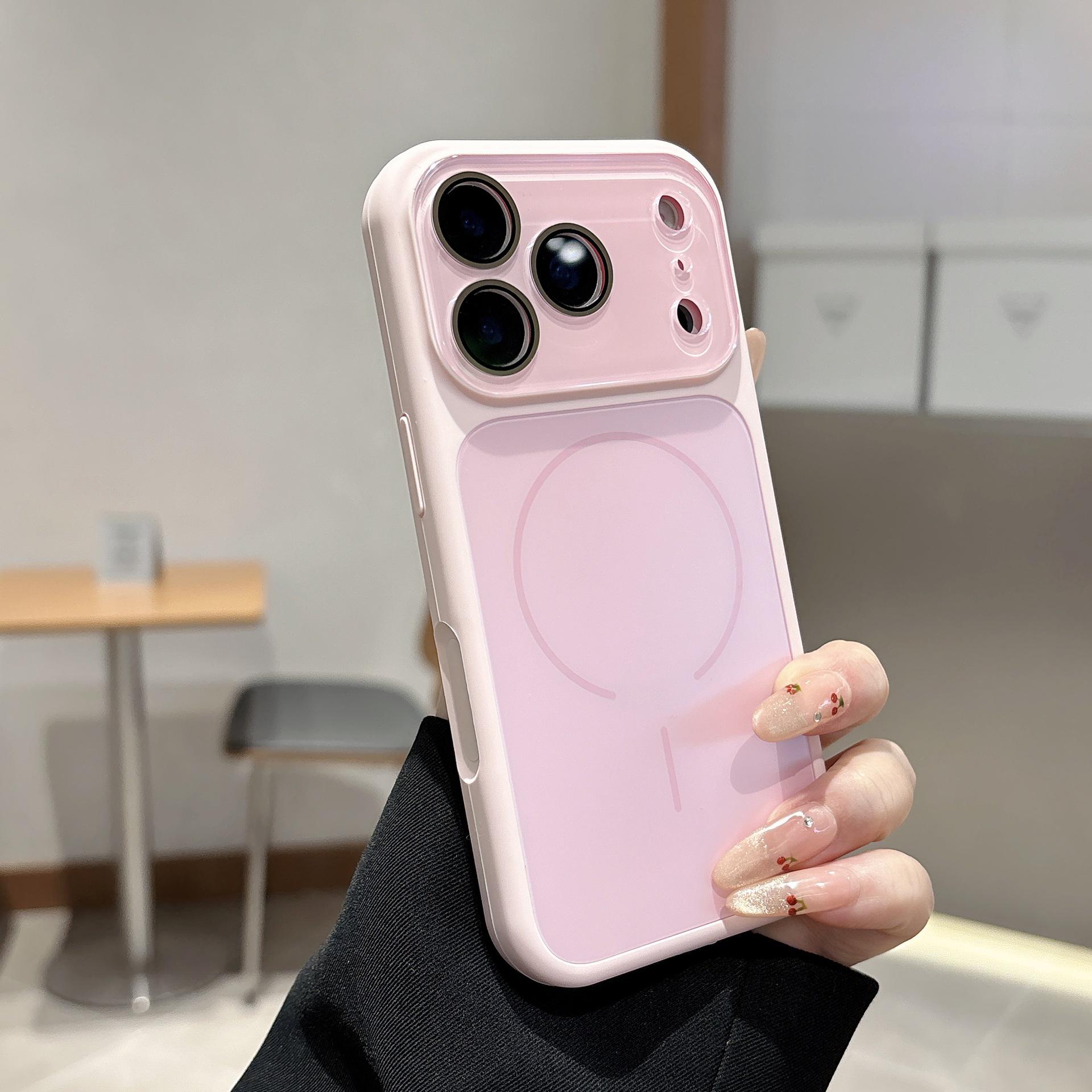 iPhone 17 Pro Max Case: Frosted, Crystal Lens Film, Magnetic, Apple 15/16 Compatible iPhone 17 Pro