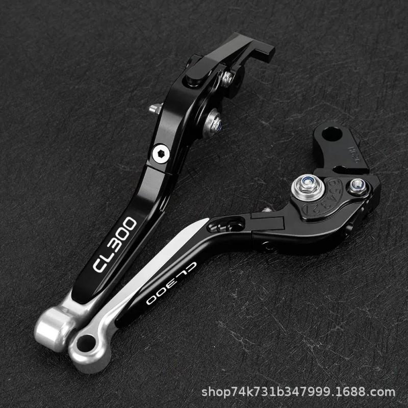 Adjustable Folding CNC Brake Clutch Levers Honda CL300 CL500 CL250 Motorcycles Aluminum Alloy Handlebar Controls