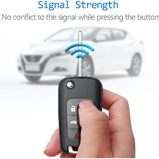 Tukellen for Chevrolet Key Fob Cover Premium Soft TPU Full Protection Key Shell Case Compatible with Chevy Camaro Cruze Impala Equinox Volt Spark