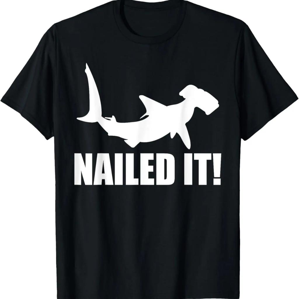 Hammerhead Shark Nailed It Ocean Fish Costume _ Mens & Boys T-Shirt