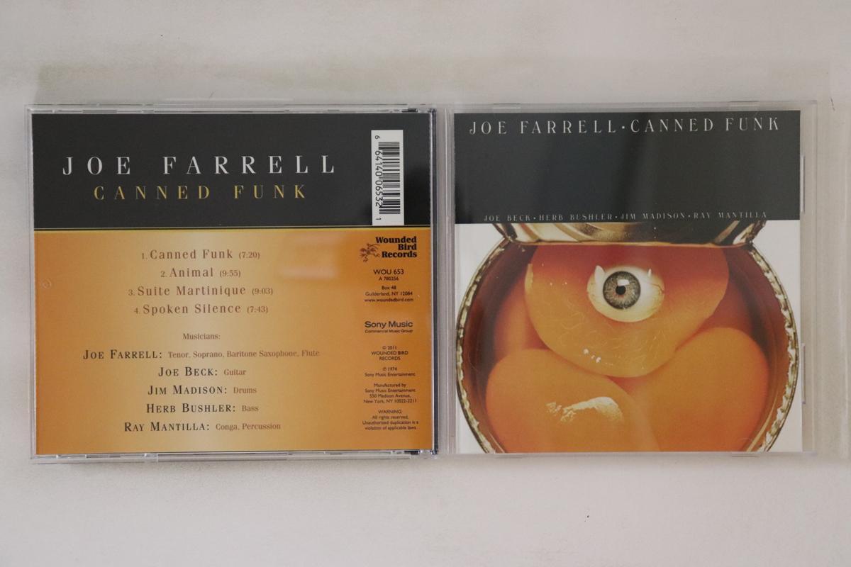 

CD JOE FARRELL - Canned Funk WOU653 WOUNDED BIRD RE 2011 US Jazz Used