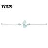 Lightweight Bracelet For Women Handcrafted Sea Glass Adjustable Bracelet, Minimalist Beach Nylon Rope Jewelry, Soul Sister Gift for Women, Best