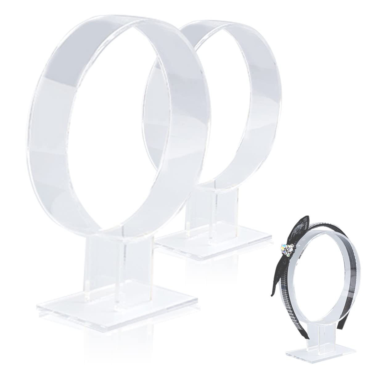 

Акриловая повязка на голову WinJapan Подставка/Держатель/Дисплей/Хранение, (Ясно, 2)