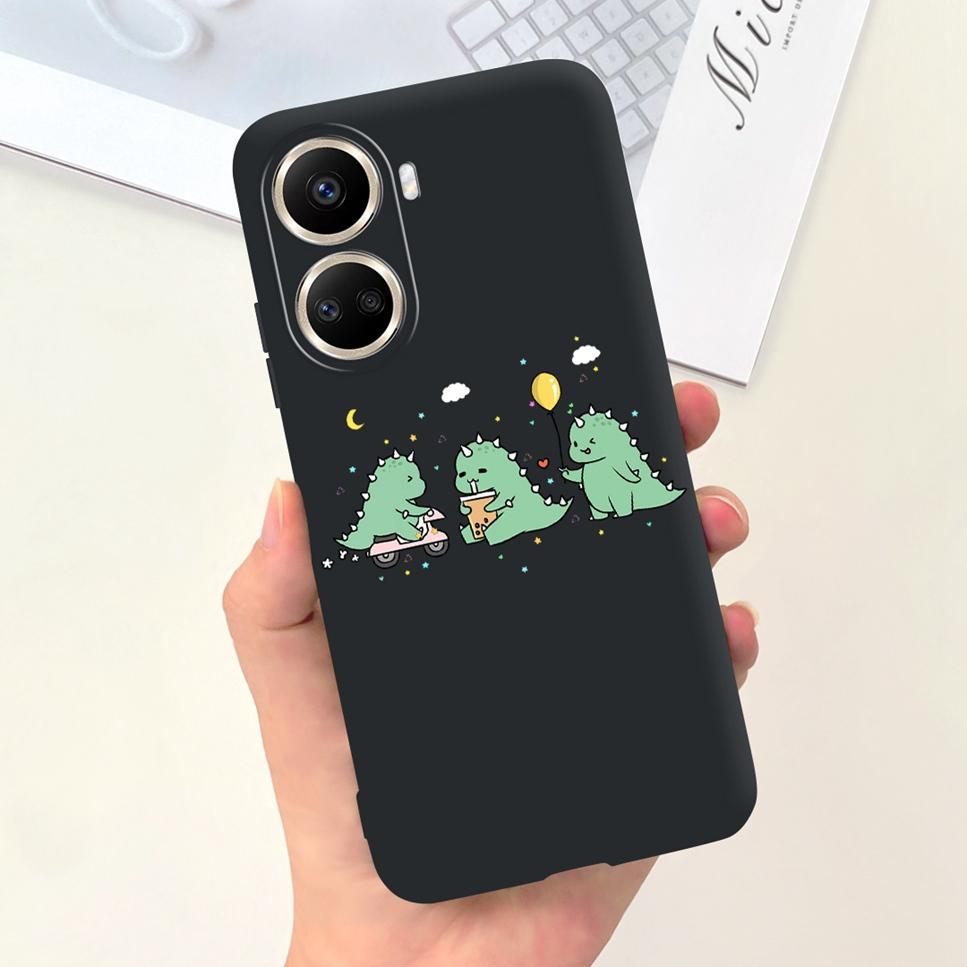 For Huawei Nova 10 SE 4G Case Fashion Cartoon Pattern Soft Silicone Cover For Huawei Nova 10SE BNE-LX1 Bumper Phone Case Funda