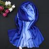 190*110cm Women Chiffon Scarf Gradient Color Protection Spring Summer Multicolor Printed Shawl Poncho Beach Luxury Ladies Retro