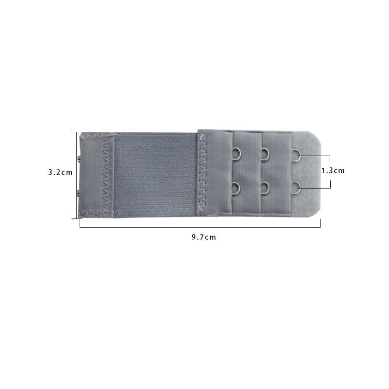 1Pc Adjustable Elastic Bra Extension Strap Hook Clasp Expander Bra Extender 3 Rows 2 Hooks Belt Buckle Underwear Accessories