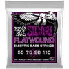 Ernie ball 2811 slinky flatwound 55-110 cordes guitare