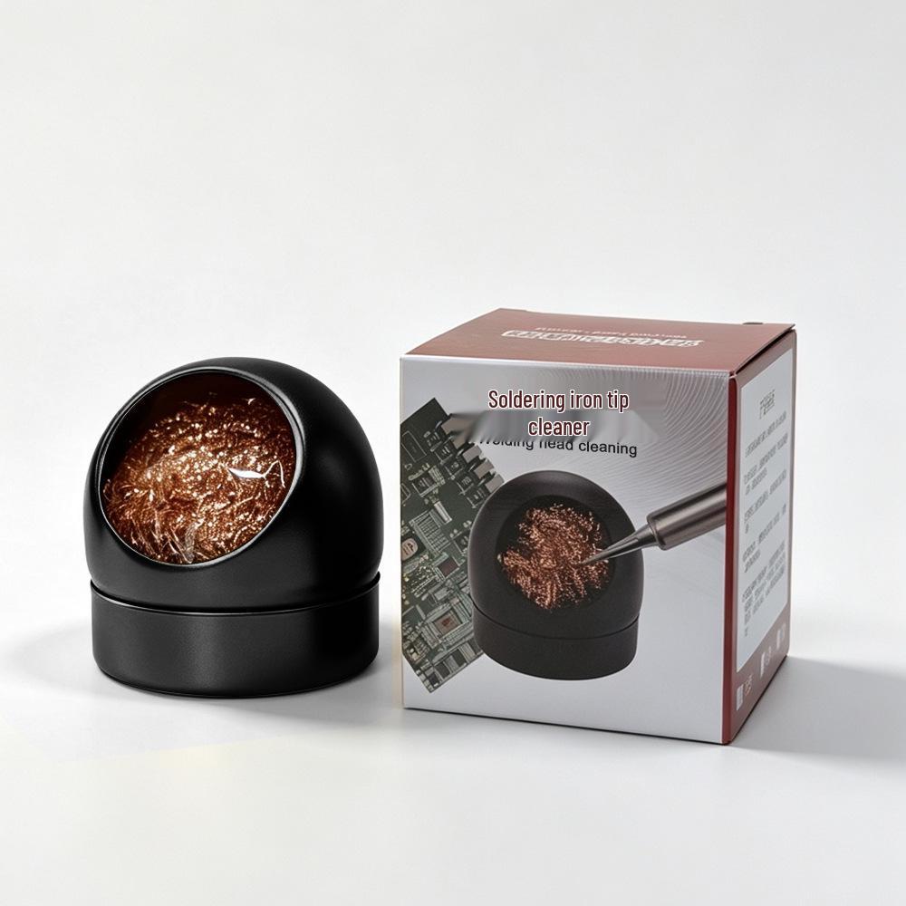 Copper Wire Soldering Iron Tip Cleaner - Damage-Free Dross Removal Tool