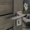 Indoor Bedroom Silent  Room Door Lock Nordic Nickel Brushed Split Lock Simple Household Handle Lock