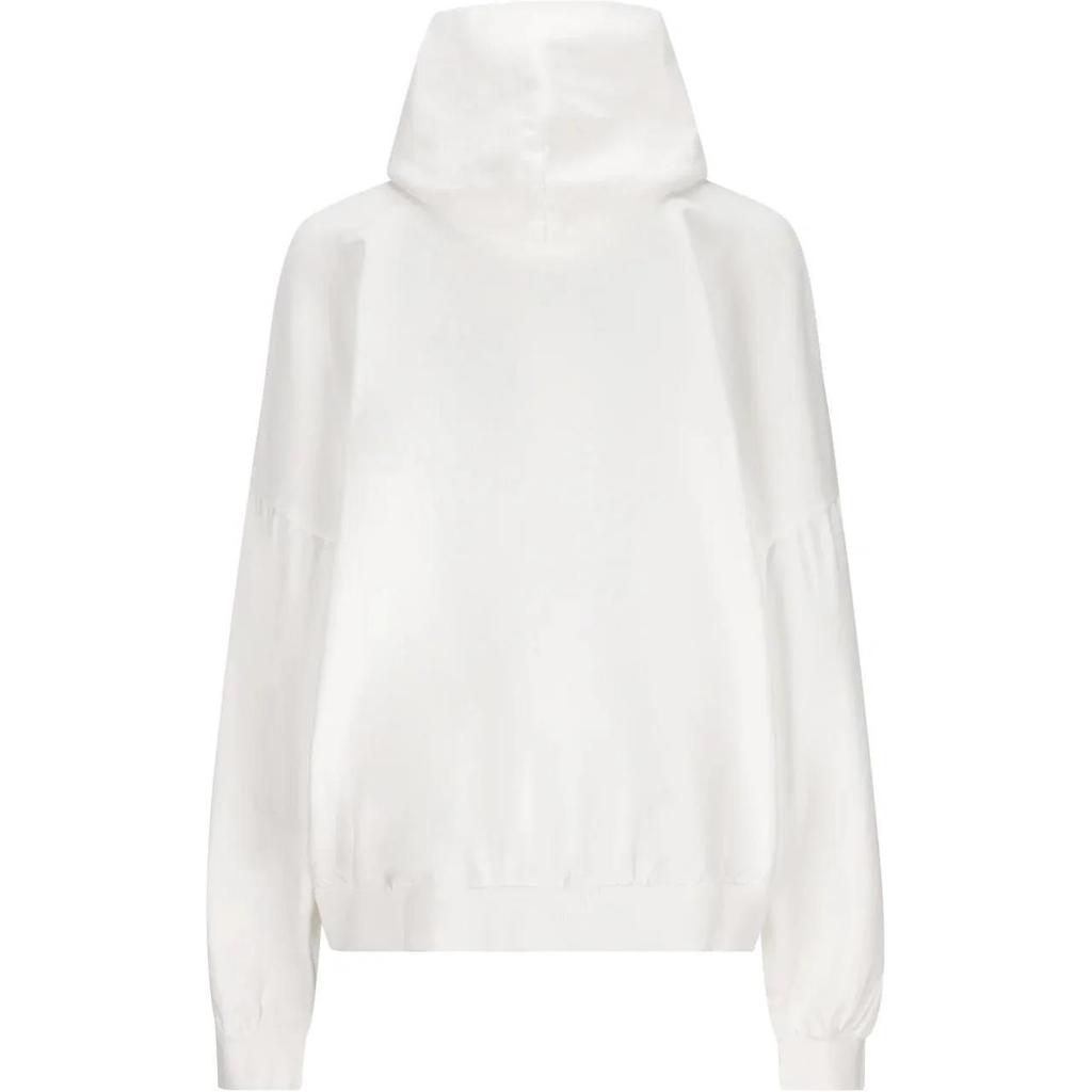 Balenciaga Back Flip Round Hoodie Oversized 'White Black' Unisex 761458TPVG19040